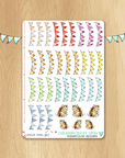 Rainbow Collection - Party Banners & Hedgehogs