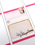 Miniboxes 1,5 wid - watercolor planner stickers - love theme