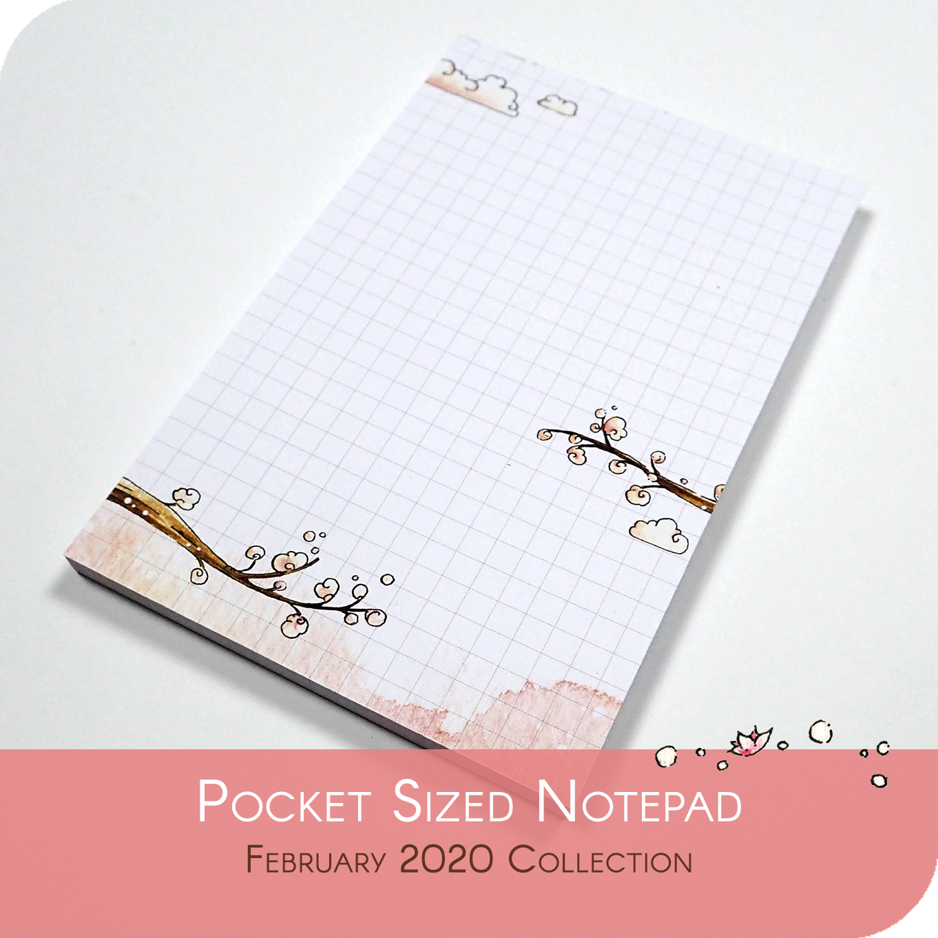 Pocket sized notepad love theme