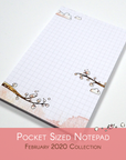 Pocket sized notepad love theme