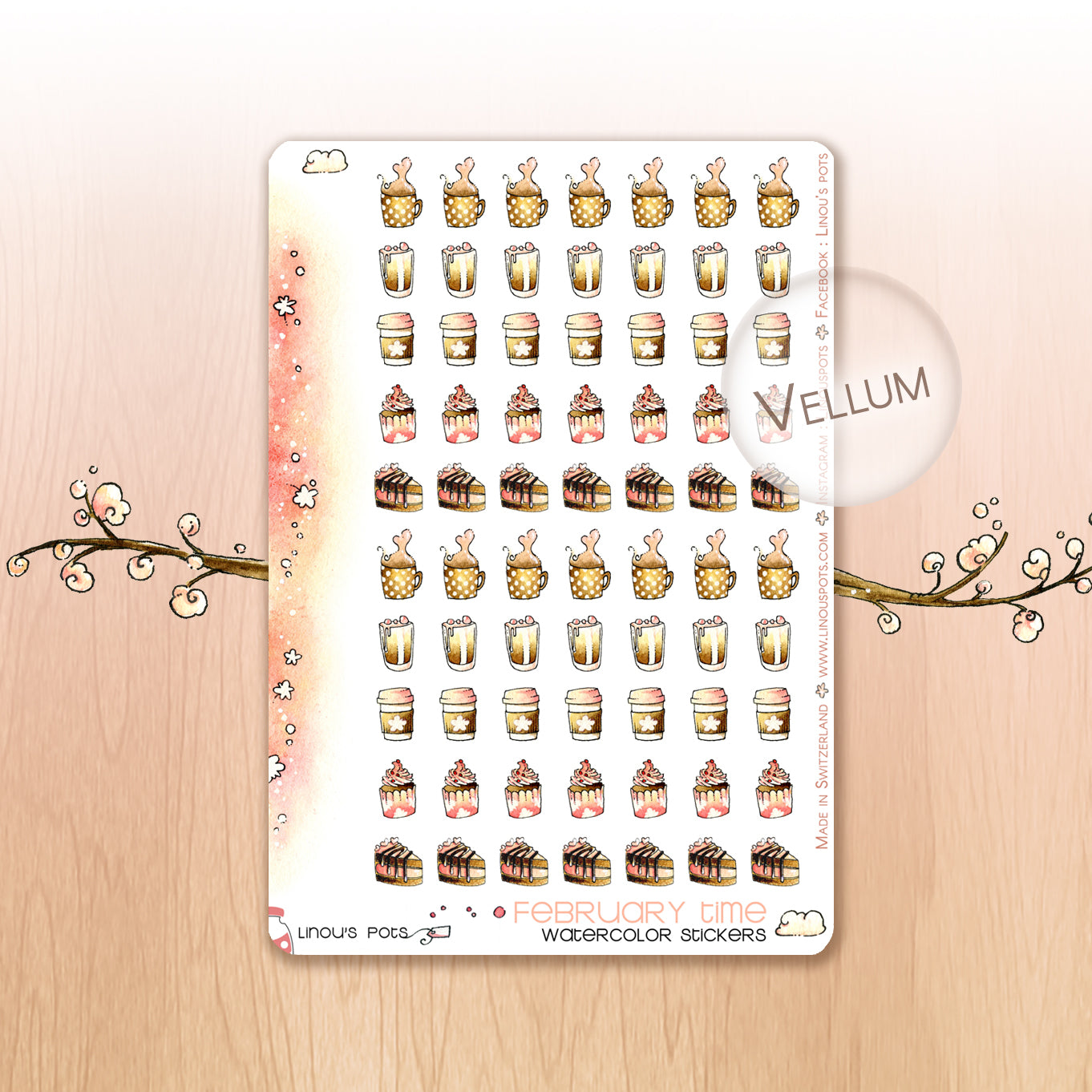 Love Is In The Air - Watercolor Planner Stickers - House Chores
