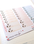 Late Summer - Watercolor Planner Stickers MINI - HOBONICHI COUSIN Eventboxes FOILED ✨