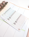 Off The Clock - Foiled Watercolor Planner Stickers MINI - 1,5'' Miniboxes