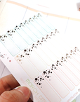 Off The Clock - Foiled Watercolor Planner Stickers MINI - 1,5'' Miniboxes
