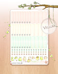 Off The Clock - Watercolor Planner stickers - Monthly Miniboxes