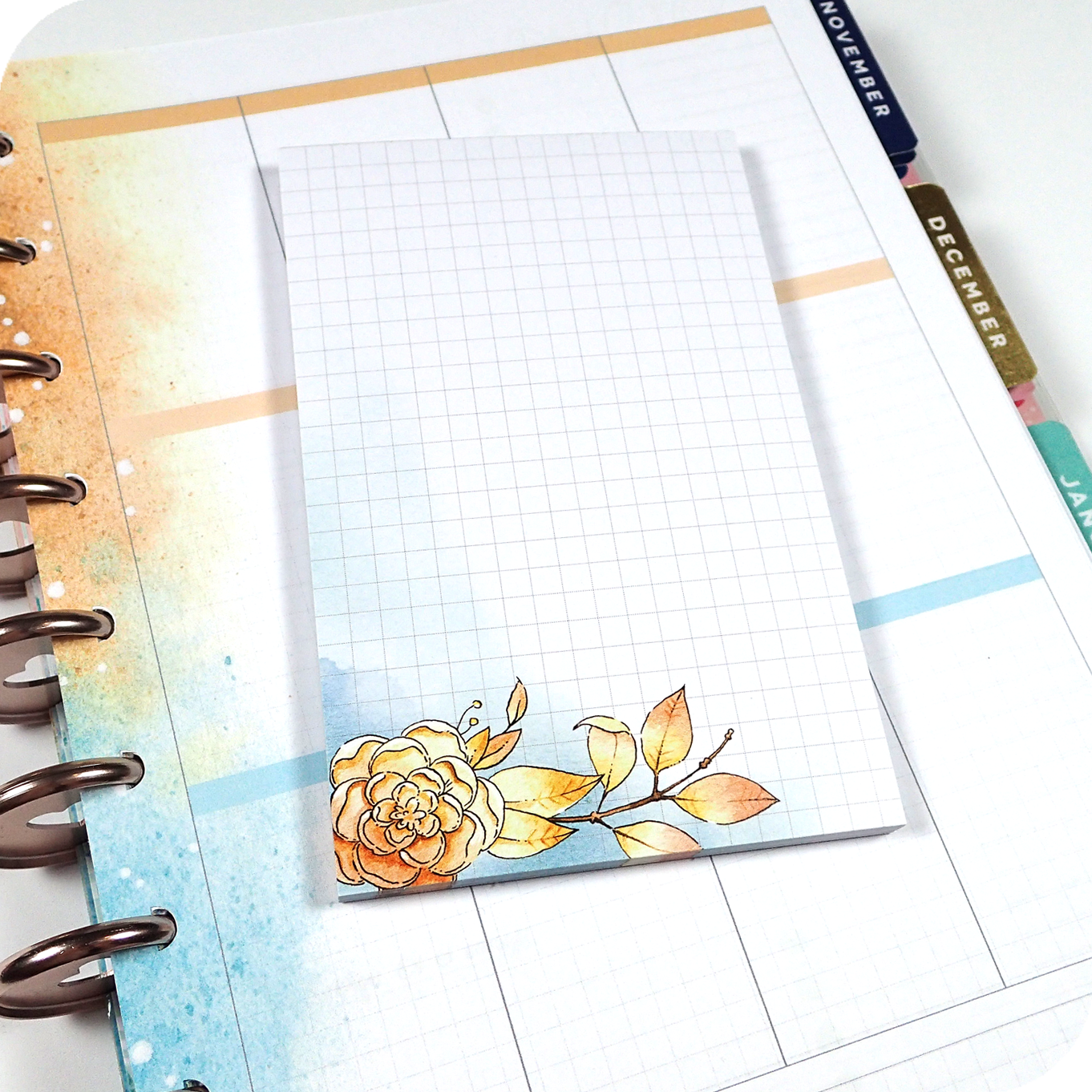 Feathery Fall - Pocket sized Notepad