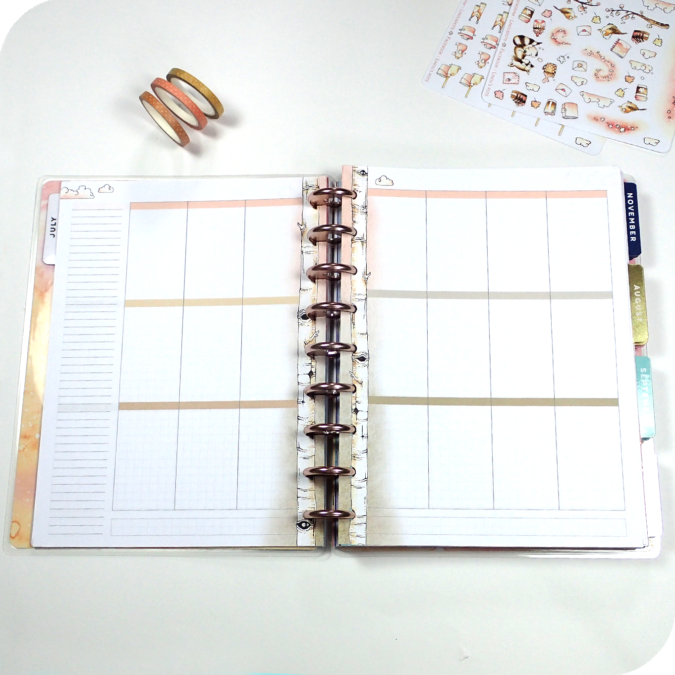 Love Is In The Air - Printable Classic Happy Planner Size - 1 Week on 2 Pages
