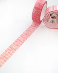 A Pug's Life - 15mm Washi Tape - Pink Scarf