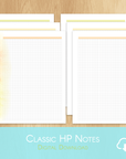 Off The Clock - Printable Classic Happy Planner Size - 2x3 Grid Notes Page