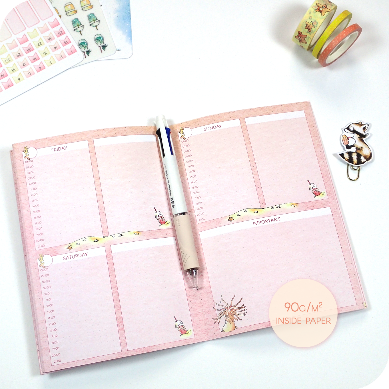 Traveler&#39;s Notebook Insert for B6 Planner