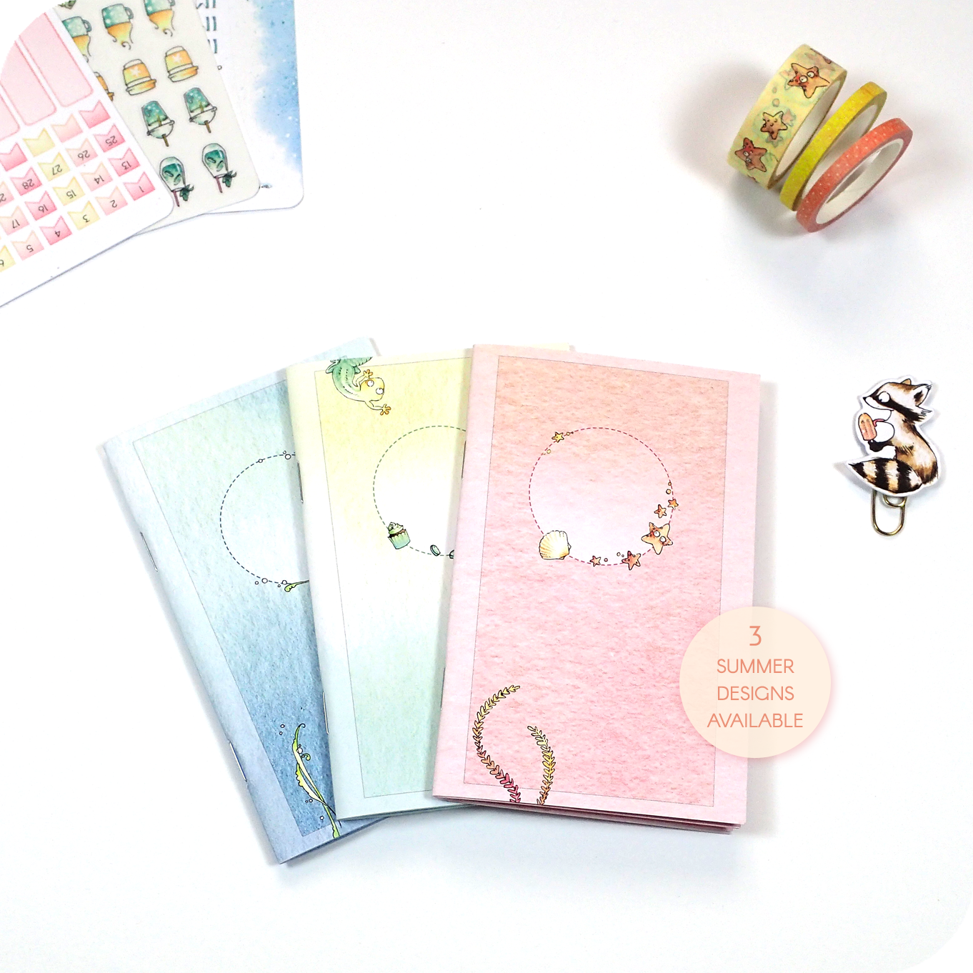 Summer themed pocket sized TN Insert