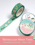 Washi Tape with Planners Pattern in Turquoise