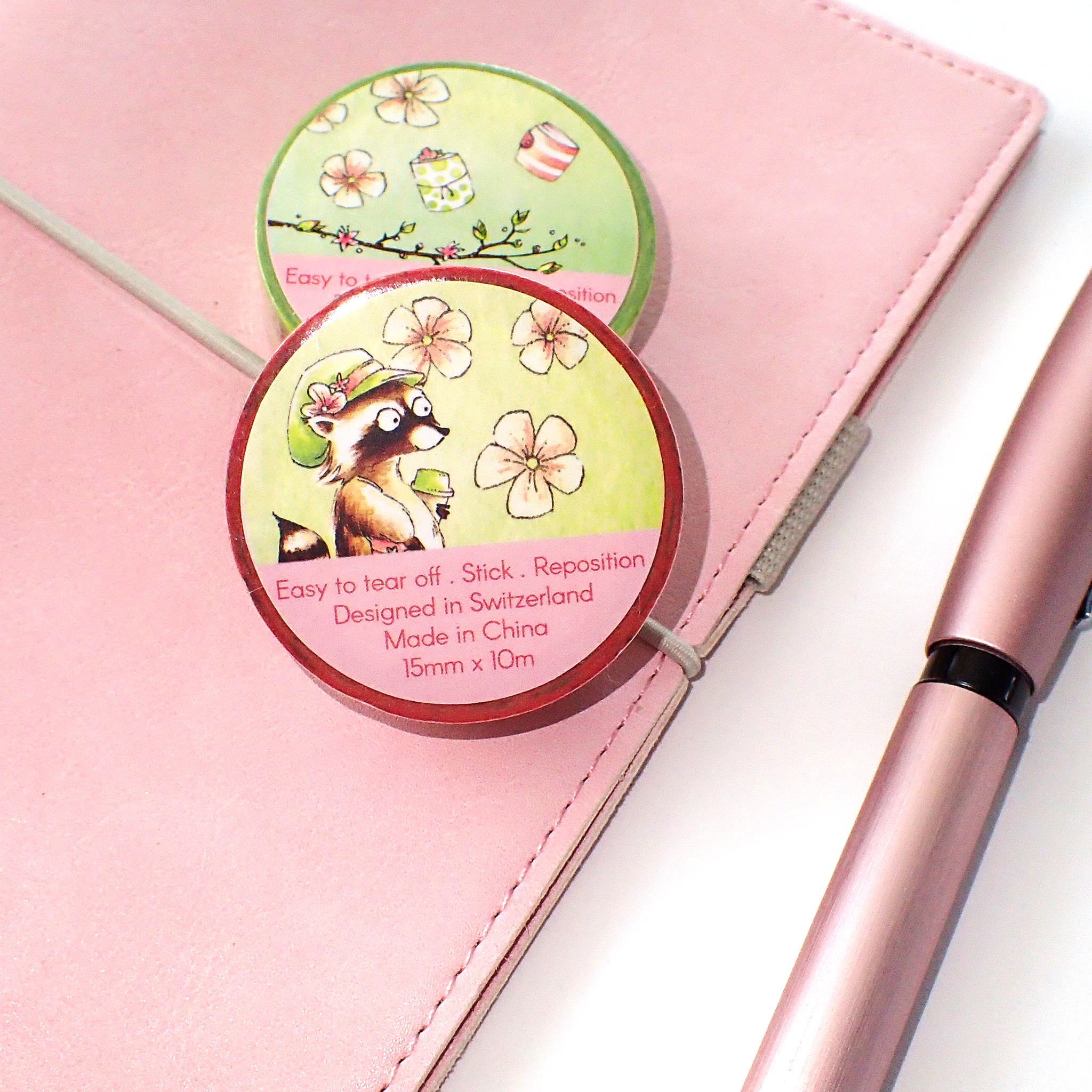 Spring watercolor washi tapes from Linouspots